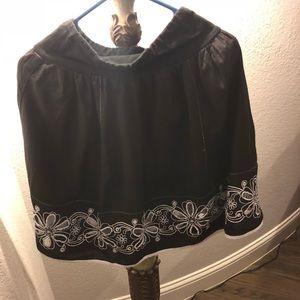 Black and white skirt